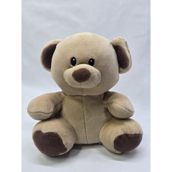 Ty Other - Ty Baby Bundles the Brown Teddy Bear 6" Pluffies 2017 Tan- FLAWED EAR- READ INFO